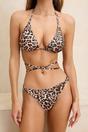 Multi WOVCOR Multi Tie Up Triangle Bikini Set with Adjustable Straps, Image 2 of 5