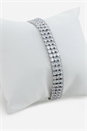 Silver Triple Layer Tennis Bracelet, Image 1 of 2