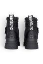 Black Womens Combat High Ankle Boots-ASPHA-COM, Image 6 of 7
