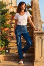 Indigo Straight Leg Stretch Jean, Image 2 of 4