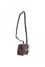 Burgundy 'Elegance' Croc Embossed Leather Cross Body Bag, Image 5 of 5