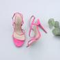 Fuchsia AJVANI Fuchsia High Heel Party Barely There Sandals, Image 4 of 6
