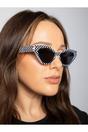 Black Angular Sunglasses, Image 3 of 5