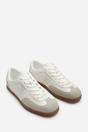 White Where's That From White Ensley Low Profile Panel Detailed Trainer, Image 4 of 6