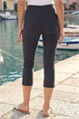 Dark Grey Cropped Stretch Trouser, Image 3 of 4