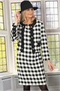 Black Julianna Boucle Check Dress & Jacket Set, Image 3 of 4
