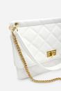 Cream Arisbeth Quilted Cross Body Shoulder Bag, Image 5 of 6