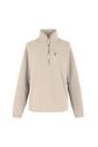 Cream Frankie Quarter Zip Fleece Top, Image 2 of 5