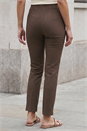 Chocolate Stripe Bengaline Trouser, Image 3 of 4