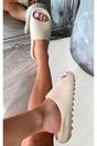 Beige iKrush Beige Lou Slip On Sandals, Image 4 of 8