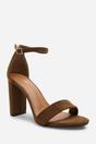 Khaki 'Skye' Strappy Block Heels Buckle, Image 2 of 5
