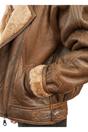 Brown B3 Sheepskin Leather Flying Jacket, Image 5 of 5