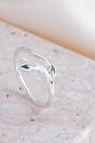 Silver Sterling Silver Leaf Wrap Ring, Image 1 of 4