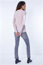 PINK Colourblock Cable Knit Jumper , Image 4 of 5