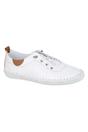 White Leather Trainers, Image 1 of 2