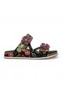 Black Womens Casual Strappy Sandals-BRCYANO-32, Image 1 of 7