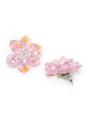 Pink Petite Pink Petal Studs, Image 3 of 5