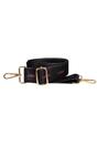 Black Lightning Bolt Woven Bag Strap, Image 2 of 2