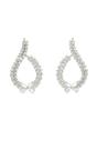 Silver Ethereal Bow-shaped Earrings and Necklace set, Image 4 of 7