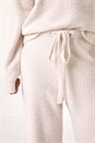 Ivory  V-Neck Knit Lounge Set, Image 5 of 5