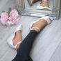 Ivory AJVANI Ivory Mid Wedge Heel Ankle Strap Sandals, Image 5 of 6