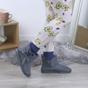 Grey AJVANI Grey Faux Fur Lined Ankle Boots Slippers, Image 5 of 6