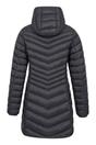 Black Florence Long Padded Jacket, Image 2 of 7