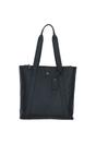 Black 'Consistenza Intensa' Ashwood Modern Black Leather Shoulder Bag, Image 1 of 4