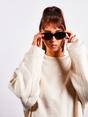 Black Angular Cat-Eye Sunglasses, Image 1 of 7