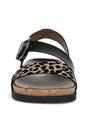 Brown Womens "Lance" Footbed Strappy Flat Sandals, Image 4 of 6