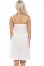 White Camille Lingerie White Knee Length Full Slip, Image 4 of 5