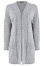 Grey Longline Edge to Edge Cardigan, Image 5 of 5
