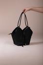Black Tote Bag In Black, Image 2 of 4