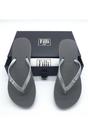 Silver Filli London Silver Crystal Diamond Luxury Flip Flops, Image 1 of 3
