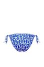 Multi Ethnic Print Tie Side Regular Waist Bikini Bottom with Adjustable Fit, Image 3 of 4