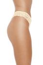 Ivory 6 Pack Floral Lace Thong, Image 2 of 5
