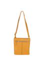 Ochre 'Curvo' Real Leather Crossbody Bag, Image 4 of 4