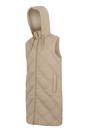 Taupe Rurietta Long Length Gilet, Image 3 of 4