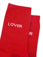 Red Lover Combed Cotton Glitter Socks, Image 2 of 4