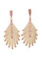 Gold Diva Leaves Dangle Earrings, Image 1 of 5