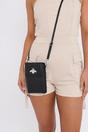 Black Femme Luxe Black Mini Pouch Bee Bag - Abina, Image 2 of 2