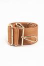 Tan Sarta Tan Plain Woven Wide Bag Strap, Image 3 of 4