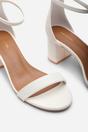 White Beacon Ankle Strap Block Heel Sandals, Image 5 of 6
