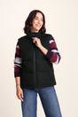 Black Elyna Shower Resistant Insulated Gilet, Image 1 of 6