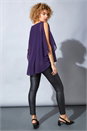 Purple Embellished Chiffon Top, Image 3 of 4