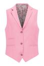 Pink Infinity Leather Pink Womens 3 Piece Plain Pink Formal Office Suit, Image 5 of 8
