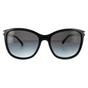 Black Emporio Armani Black Rectangle Black Grey Gradient 4060 Sunglasses, Image 1 of 6