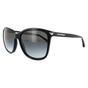 Black Emporio Armani Black Rectangle Black Grey Gradient 4060 Sunglasses, Image 2 of 6