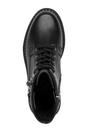 Black Tamaris Black Tamaris Womens Black Leather Combat Boot, Image 5 of 7