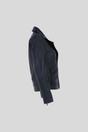 Black Ashwood Leather Black Real Leather Biker Jacket with Hidden Zips, Image 5 of 5